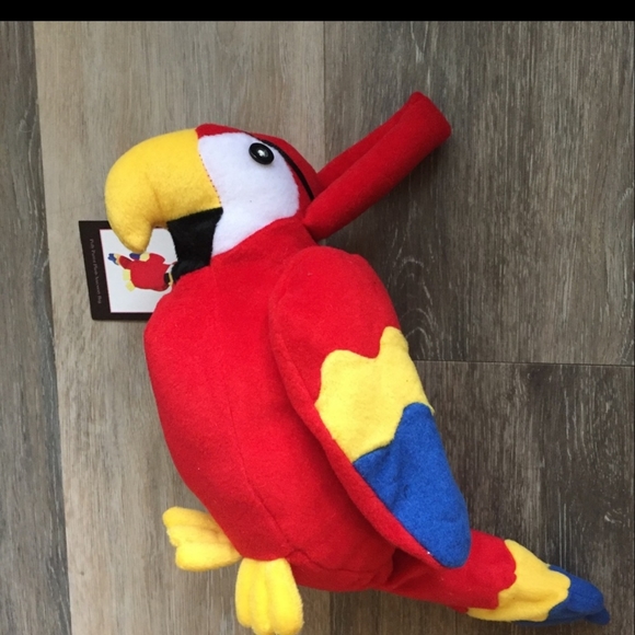 NEW POLLY PARROT PLUSH PIRATE COSTUME PURSE last one - Picture 3 of 4